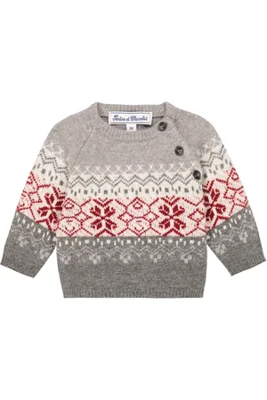 Tartine Et Chocolat Baby wool intarsia knit sweater