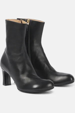 Bottega Veneta 65 leather ankle boots