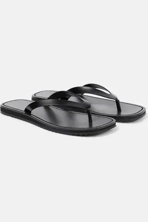 The Row Leather thong sandals