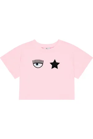 MONNALISA X Chiara Ferragni eye-motif jersey T-shirt