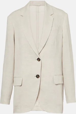 Brunello Cucinelli Linen-blend blazer