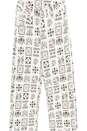 Kenzo Printed cotton pants
