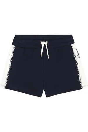 Chloé Embroidered cotton shorts