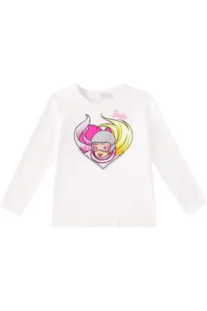 MONNALISA X BarbieÂ® cotton-blend T-shirt
