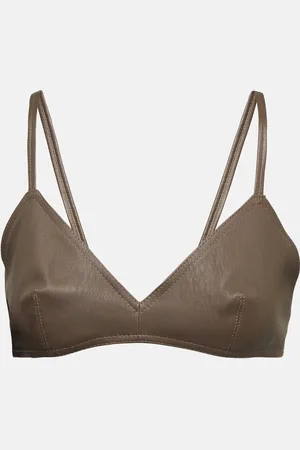 The Mannei Sierra leather bralette