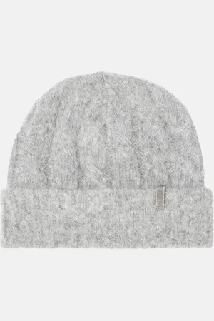 Brunello Cucinelli Cable-knit mohair beanie