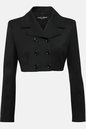 Dolce & Gabbana Double-breasted cropped blazer