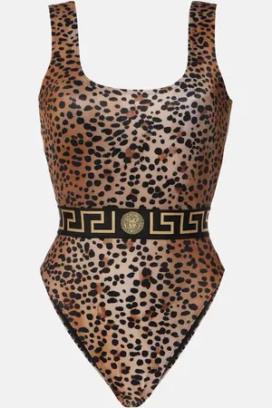 VERSACE Leopard-print swimsuit