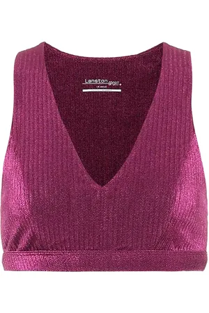 Lanston Highland jacquard sports bra