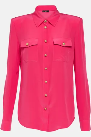 Balmain Silk crÃªpe de chine shirt