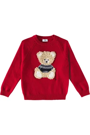 Il gufo Embroidered virgin wool sweater