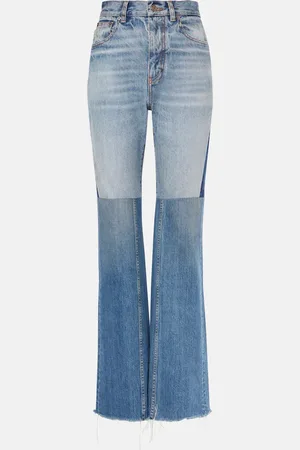 Chloé Patchwork flared jeans