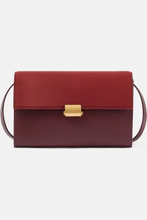 The Row Laurie leather crossbody bag