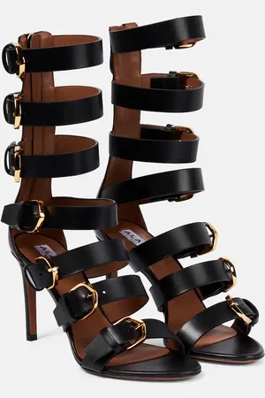 Alaïa Buckle leather sandals