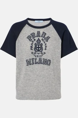 Prada Logo cashmere T-shirt