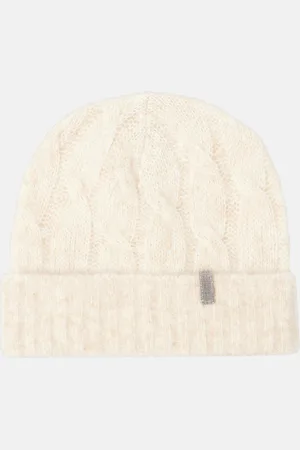 Brunello Cucinelli Cable-knit mohair beanie