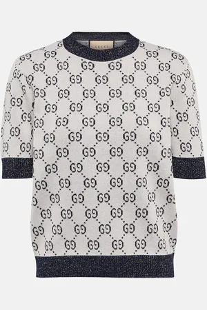 Gucci Cotton-blend lamÃ© top