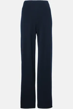 Vince High-rise crÃªpe pants