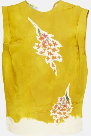 Prada Floral satin top