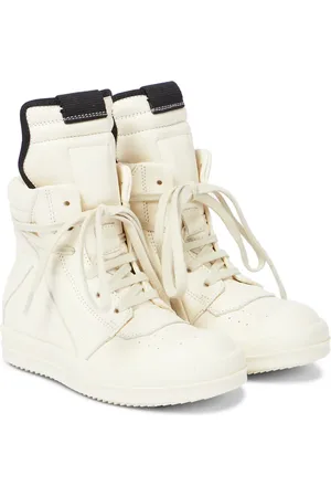 Rick Owens Geobasket leather high-top sneakers
