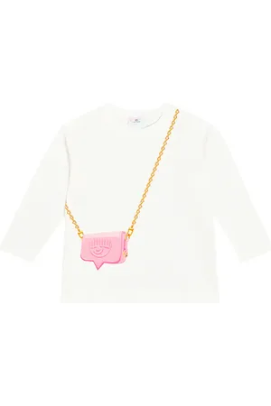 MONNALISA X Chiara Ferragni printed cotton jersey top