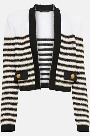 Balmain Striped cardigan