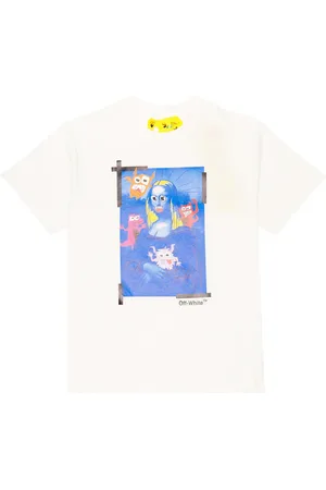 OFF-WHITE Printed cotton jersey T-shirt