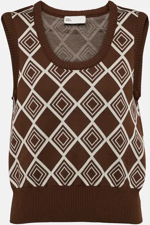 Tory Burch Jacquard vest
