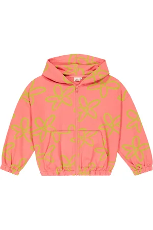Jelly Mallow Printed cotton hoodie
