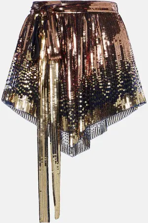 Paco rabanne Sequined shorts