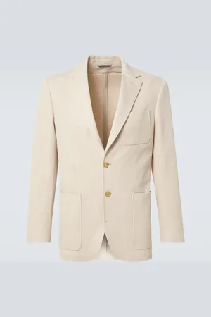 CANALI Cotton-blend jersey blazer