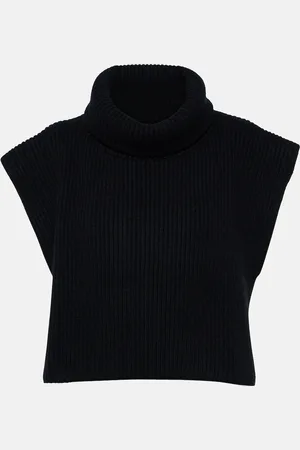 The Row Eppie ribbed-knit cashmere collar