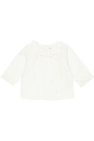 BONPOINT Baby Gantini cotton twill blouse