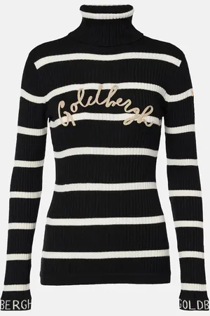 Goldbergh Breton striped turtleneck sweater