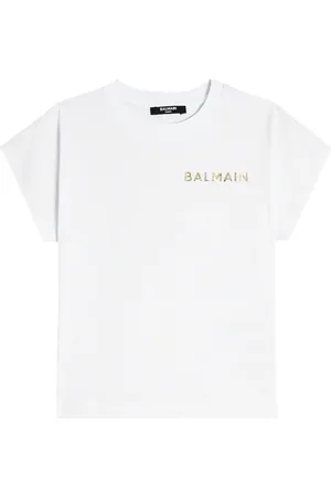 Balmain Logo cotton jersey T-shirt