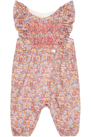 Tartine Et Chocolat Baby floral cotton jumpsuit