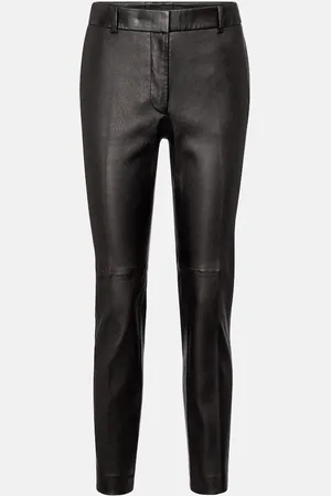 Joseph Coleman mid-rise leather pants