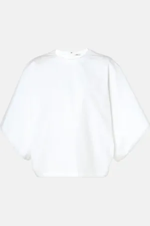 Fforme Tenley draped cotton top