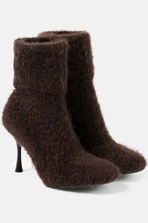 Gianvito Rossi Finny 85 knitted sock boots