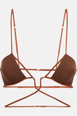 Nensi Dojaka Cutout cotton bra top
