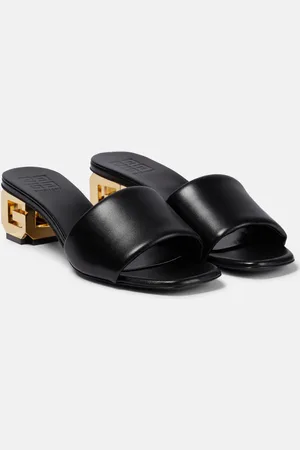 Givenchy G Cube leather mules