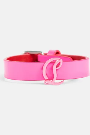 Christian Louboutin CL leather bracelet