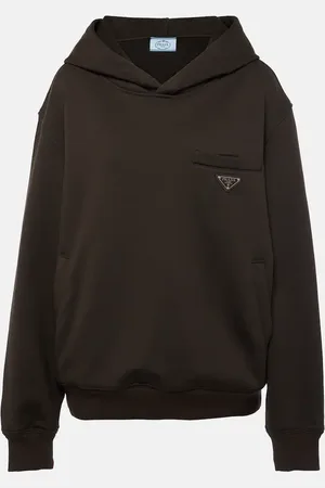 Prada Oversized cotton hoodie