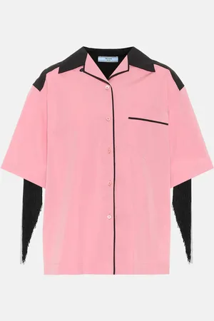 Prada Embellished cotton shirt