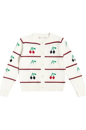 BONPOINT Armel printed cotton cardigan