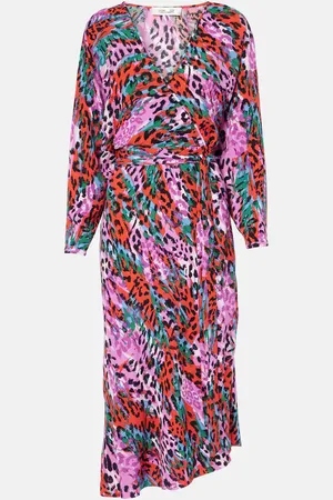 Diane von Furstenberg Eloise leopard-print midi dress