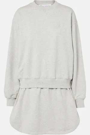 J.W.Anderson Layered cotton jersey sweatshirt dress