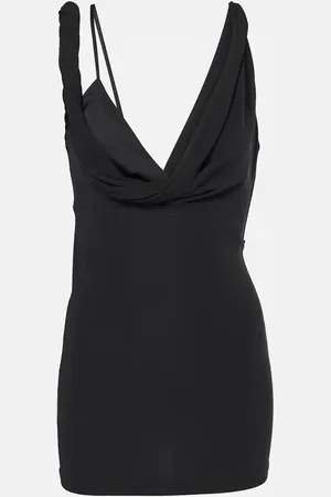 Totême Draped crÃªpe jersey top