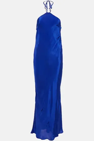 ALEXANDRA MIRO Asher halterneck maxi dress