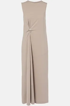 Max Mara Losanna knotted midi dress